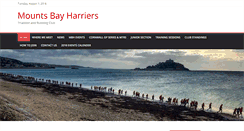 Desktop Screenshot of mountsbayharriers.co.uk